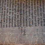 texte inconnu, papetier Gourbeyre (XVIIIe s.)